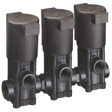 1/2 x 3/4 in Nominal Size NPT Connection Type 100 psi Manifold Electric Solenoid Valve