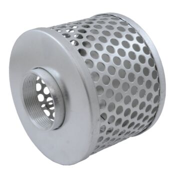 2 in NPSM Connection Type Steel Round Hole Suction Strainer