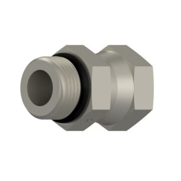7/16 in-20 MORB 7/16 in-20 FJIC Swivel 7500 psi Carbon Steel Hydraulic Connector
