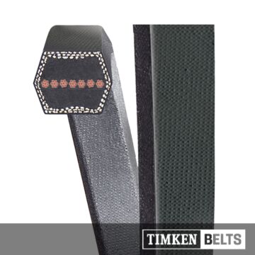 Timken Belts BB 124.2 in Synthetic Rubber Double Angle Hexagonal V-Belt