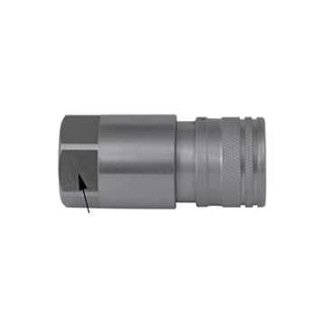 1/8 in FNPT Quick Connect Flat Face Coupling