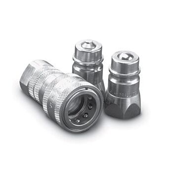 3.66 in 1/2 in Hydraulic Quick Coupling Set