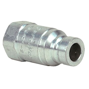 1/4 in NPTF 400 to 5800 psi Flat Face Hydraulic Coupling