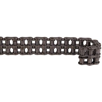 10 ft #60-2R 3/4 in Double Strand Riveted Roller Chain