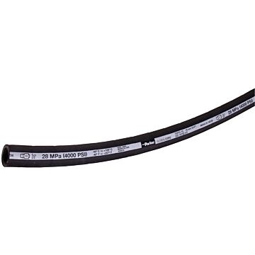 3/4 in ID x 1.21 in OD 4000 psi Synthetic Rubber Hydraulic Hose