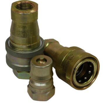 4.73 in 1 in Hydraulic Quick Coupling Set
