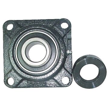 1 in 95 mm Cast Iron Flange Mount Ball Bearing with Eccentric Collar Locking