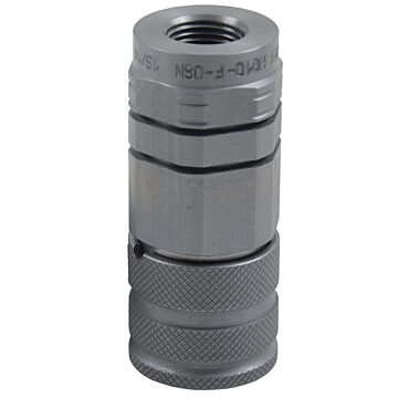 3/8 in NPTF 375 to 5438 psi Flat Face Hydraulic Coupling