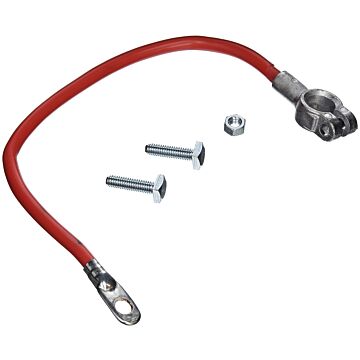 EAST PENN 10 in 4 AWG Red Battery Cable with Auxiliary Leads