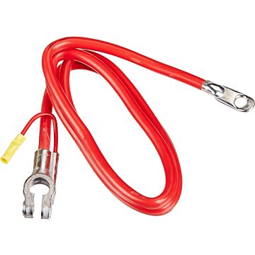 EAST PENN 56 in 4 AWG Red Battery Cable with Auxiliary Leads