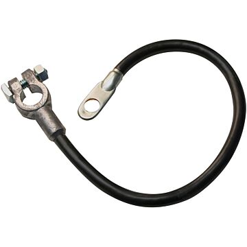 EAST PENN 10 in 4 AWG Black Auxiliary Lead Battery Cable
