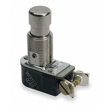 125-250 V SPST Miniature Push Button Switch