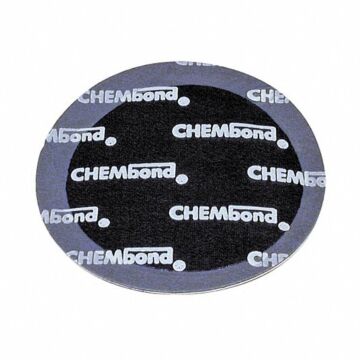 TRU-FLATE Round Rubber Black Large Tube patch