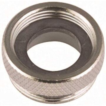 Whedon Products Female 3/4-27 in x 55/64-27 in Chrome Faucet Aerator Adapter