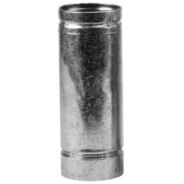 Selkirk Stainless Steel Galvanized 4 in Dia x 12 in L Type L Pellet Stove Pipe