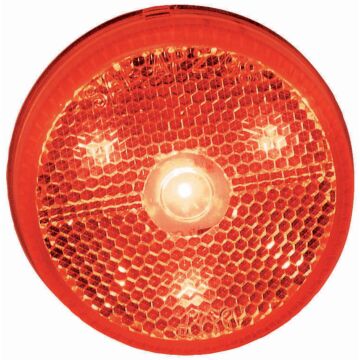 Peterson 16 V LED Red Round Clearance Light