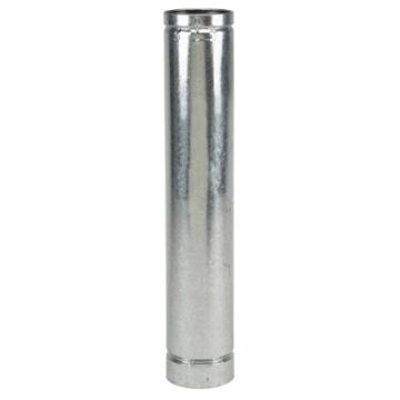 Selkirk 304 Stainless Steel Galvanized 4 in Dia x 60 in L Type L Pellet Stove Pipe
