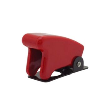 DC Stem 15/32-32 in Dia Plastic Red Toggle Switch
