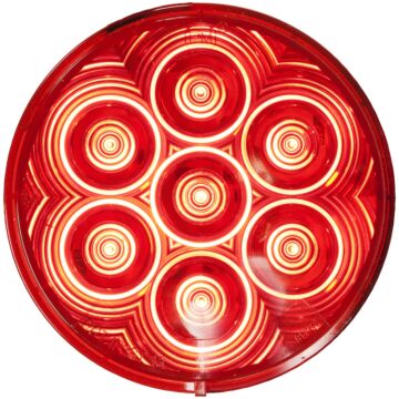 Peterson 4" Round Stt LED Red