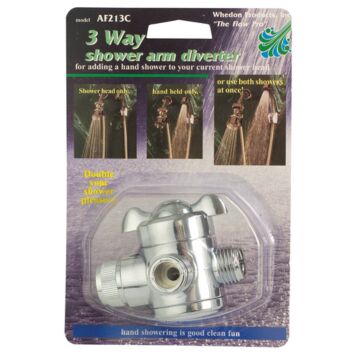 Whedon Products 1/2 in Female Chrome 3-Way Shower Arm Diverter