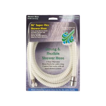 Whedon Products 96 in Brass Chrome Plated Soft and Flexible Shower Hose