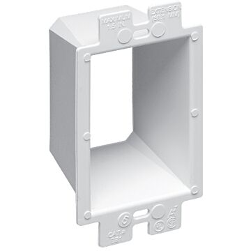 Arlington Industries 2.313 in Plastic White Electrical Box Extender