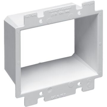 Arlington Industries 4.125 in Plastic White Electrical Box Extender