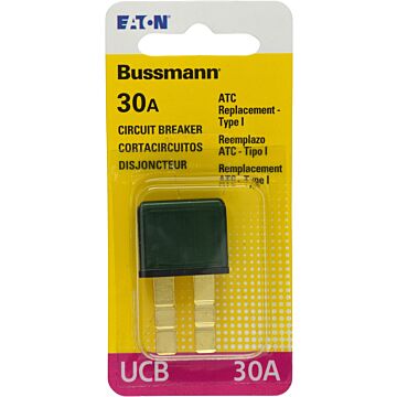 Bussmann 30 A 12 V Green Automotive Circuit Breaker