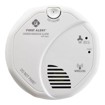 First Alert 3 V 915 MHz 85 dB at 10 ft Wireless Interconnected Carbon Monoxide Alarm