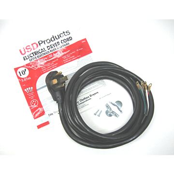 Dryer Cord 10' 30A 4-Wire