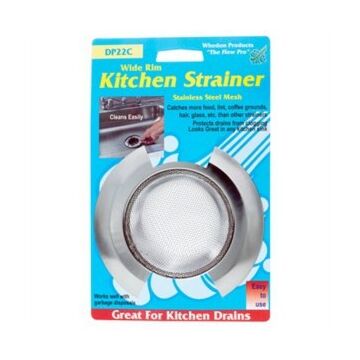 Whedon Products Stainless Steel Chrome 4-1/2 in Dia Sink Strainer