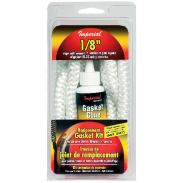 1/8 in Fiberglass White Gasket Rope Kit