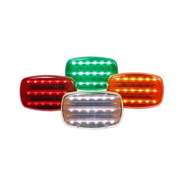 LED 4 AA 6 in W x 4 in H Magnetic Safety Flasher