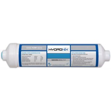 Hydronix water technology 1/4 in 5 micron 0.5 gpm Quick Connect Coconut Carbon Water Filter