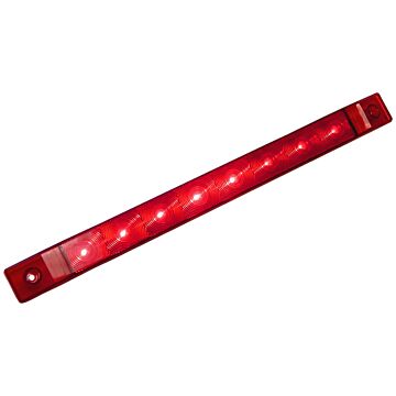 Peterson 16 V LED Red Rectangular Thin-Line Stop/Turn/Tail Light