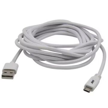 10ft USB - Micro Cable White