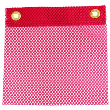 Maxxima Square Red Polyester Safety Flag with Grommets