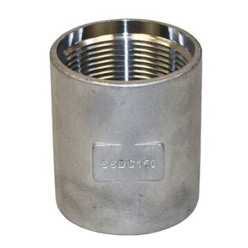 Merrill Coupling 1-1/2 in 304 Stainless Steel Drop Pipe Coupling