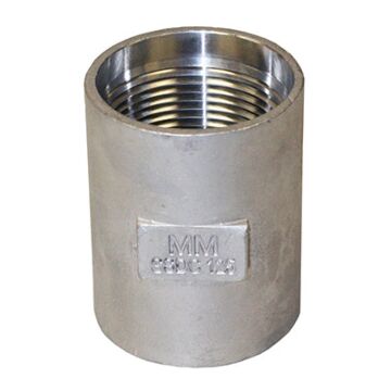 Merrill Coupling 1-1/4 in 304 Stainless Steel Drop Pipe Coupling