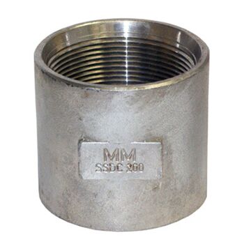 Merrill Coupling 2 in 304 Stainless Steel Drop Pipe Coupling