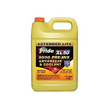 1 gal Liquid Clear Orange 50/50 Prediluted Ready-To-Use Antifreeze Coolant