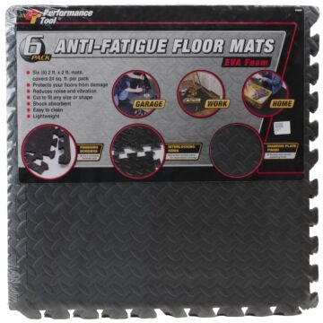 2 ft 2 ft 3/8 in Anti-Fatigue Floor Mat