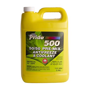 1 gal Liquid Clear Green 50/50 Prediluted Ready-To-Use Antifreeze Coolant