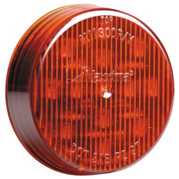MAXXIMA 2-1/2" ROUND RED LED