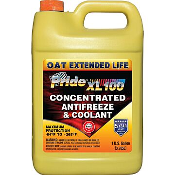 1 gal Liquid Clear Orange 50/50 Prediluted Ready-To-Use Antifreeze Coolant