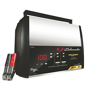 120 VAC 6/12 V Standard and AGM Batteries Fully Automatic Battery Charger