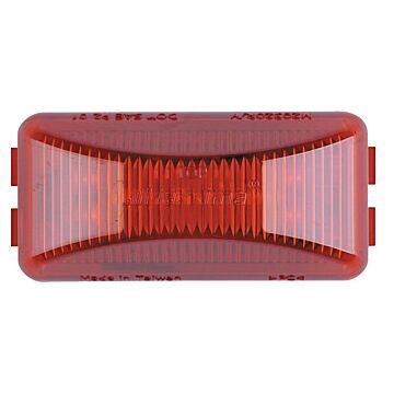 LED 7.7-14 VDC Red Rectangular Clearance Marker Light