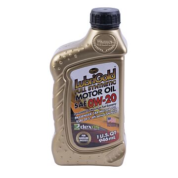 1 qt Bottle 0W-20 Lubrigold Synthetic Motor Oil