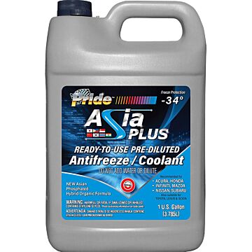 1 gal Liquid Clear Violet 50/50 Prediluted Ready-To-Use Antifreeze Coolant