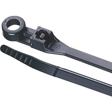4 in 120 lb Nylon 66 Mounting Hole Cable Tie